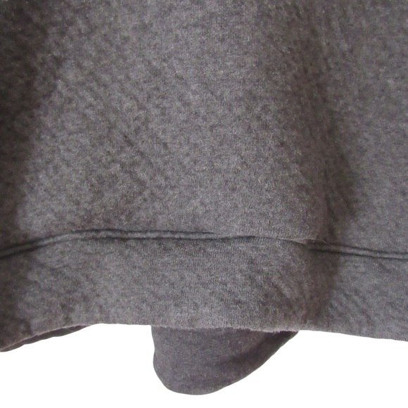 Lunya Restore Double Faced Pullover Medium Dark Gray Hoodie Boxy Pima Cotton - Picture 5 of 11